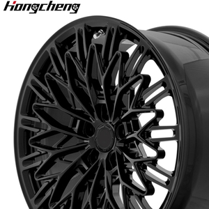 Rines de Aluminio Forjado Hong Cheng de 20, 21 y 22 Pulgadas, 5X114.3, Rines de Aleación Rojos y Negros para <span class=keywords><strong>Maserati</strong></span>, Ferrari, Panamera, <span class=keywords><strong>Cayenne</strong></span> - Product Image 3