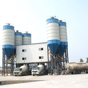 Mini centrale à béton HZS25A, bon prix, capacité 25t/h, cycle 60s, structure durable, à vendre, idéale pour les chantiers <span class=keywords><strong>de</strong></span> construction - Product Image 1