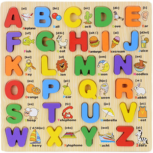 Juego de Rompecabezas de Madera Montessori 3D con Alfabeto <span class=keywords><strong>ABC</strong></span> y Números, Juego Educativo de Aprendizaje con Clavijas para Niños de 2 a 4 Años, Unisex - Product Image 5