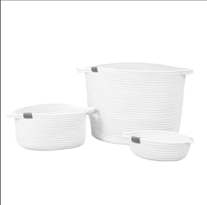Cesta de Almacenamiento Grande de Cuerda de Algodón de la Marca LEGEND, Diseño Desmontable, Plegable, Ecológica, No Irritante, para Ropa Sucia, Navidad - Product Image 5