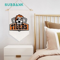 Drapeau de jardin en bois à sublimation Subbank, drapeau mural en lin vierge personnalisable, décoration de Noël, fanions à sublimation