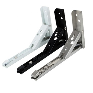 Quincaillerie de meubles en gros Acier inoxydable 304 Supports d'étagère pliants robustes - Product Image 1