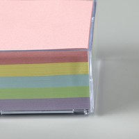 Proveedor de Fábrica al por Mayor, Notas Adhesivas Personalizadas de 75*75 mm, 500 Hojas, Bloc de Notas Colorido, Notas Adhesivas Fáciles de Usar