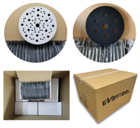 EVERTOOL Tampon d'interface de ponçage en mousse à trous multiples, disque de ponçage pour polisseuse de marbre, disque de polissage diamanté 125 mm