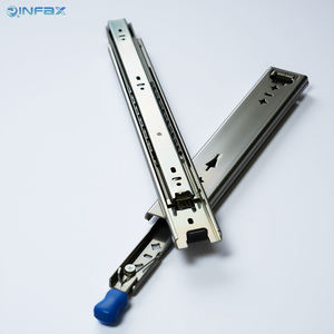 דיוק הכדור נושא מגירה שקופיות כבד 120 ק "ג פלדה מגולגל פלדה הרחבה מלאה 3 רצועות שלב עבור הרצי ארון קבצים - Product Image 5