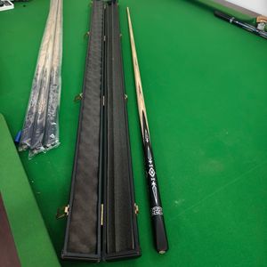Handmade Snooker Cue Maple Forearm Ebony Butt Sleeve High Quality Eight Ball Cue - Product Image 1