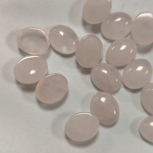 Cabujón de Cuarzo Rosa Natural, Gema Suelta con Corte Ovalado para Joyería - Product Image 3