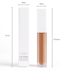 Private Label Long Lasting Vegan Hydrating Nude Shimmer Liquid Cream <b>Lip</b> <b>Gloss</b> 12 Colors Clear Glossy Custom Cosmetic Wholesale - Product Image 1