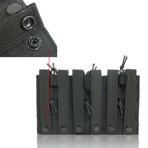 सामरिक लोचदार बैंड मोले ट्रिपल ओपन-टॉप एमो पाउच दो लेयर <span class=keywords><strong>m14</strong></span> mg वाहक - Product Image 4