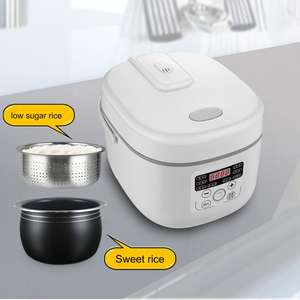 Grote Capaciteit Elektrische Mini Rijstkoker 5l Slimme Multifunctionele Automatische Digitale Keeper Warm Rijstkoker Met Laag Suikergehalte - Product Image 3