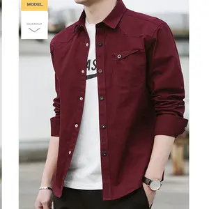 Customized Explosive Long-sleeved Shirt Men's Casual Loose Shirt American Fashion Shirt Men's Spring Jacket