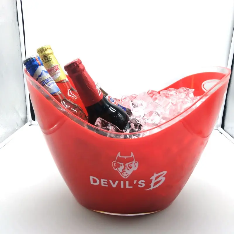 Customized high quality plastic ice bucket for promotion gift