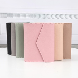 Ins <span class=keywords><strong>Etsy</strong></span> sıcak 6 renkli 6 halka A6 Saffiano deri bütçe bağlayıcı destekleyen süblimasyon gündem kapak olarak Fly yaprak ile mevcut - Product Image 1