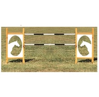 Portable saut obstacle enfant taille cheval saut cheval Silhouette passe-temps cheval pour intérieur ou extérieur amusant