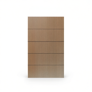 Panneaux acoustiques en bois 24 x 24 pour la décoration de la maison ou du bureau, design minimaliste - Product Image 1