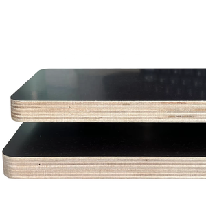 Pegamento fenólico de núcleo completo de tamaño 1220*2440mm, madera contrachapada con revestimiento de película antideslizante negra de 12mm para construcción de edificios - Product Image 2