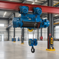 Palans électriques à câble standard CD1, capacité de levage de 10 tonnes, hauteur de levage de 6 m, 9 m, 12 m, 380 V/440 V, 3 phases, commande à distance