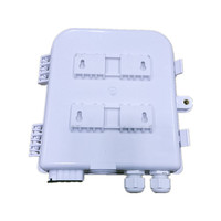 Caja de Distribución de Fibra Óptica FTTH 1x8, Caja de Distribución de Fibra Óptica 1:8, Divisor Óptico PLC, Caja de Distribución de Fibra de 8 Núcleos