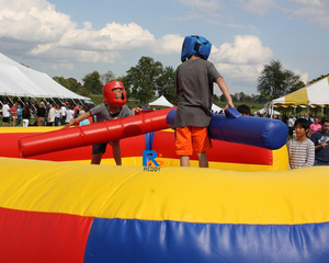 Juego de lucha de gladiador inflable gigante, juego deportivo de limpieza inflable grande, <span class=keywords><strong>arena</strong></span> de lucha de justas inflable - Product Image 3