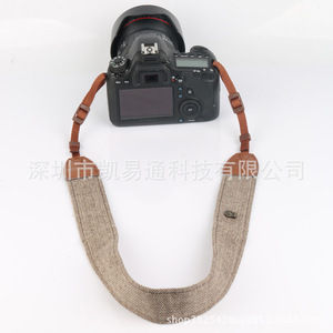 สายคล้องกล้องผ้าแคนวาสสไตล์วินเทจ 3.8 ซม. สายคล้องคอและไหล่สำหรับกล้อง DSLR และกล้องมิเรอร์เลส ใช้ได้กับกล้องทั่วไป - Product Image 4