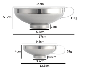 ช่องทางขวดน้ำสำหรับน้ำมันหรือถั่วช่องทางสแตนเลส - Product Image 6
