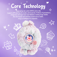 Poupée en peluche en polyester de 13 cm, intelligente et animée par l'IA, adorable animal de compagnie extraterrestre à un œil, parfaite pour parler et interagir, cadeau idéal pour les filles
