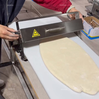 Machine à pâte à feuille manuelle de petite taille pour la maison, pour baklava, croissants, pâtes, pâte feuilletée
