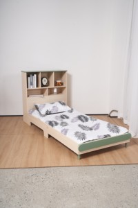 <span class=keywords><strong>Cama</strong></span> Juvenil <span class=keywords><strong>con</strong></span> Estante de Almacenamiento - Product Image 4