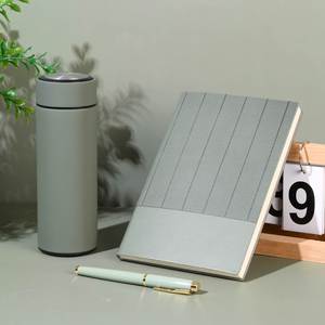 Coffret Cadeau d'Entreprise Haut de Gamme 2025 : Carnet de Notes en Cuir PU Rigide Personnalisé et Stylo - Product Image 3