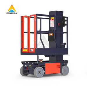 Nouvelle conception 6m 8m 9m auto-entraînement deux mâts en aluminium homme ascenseur pour l'usine - Product Image 1