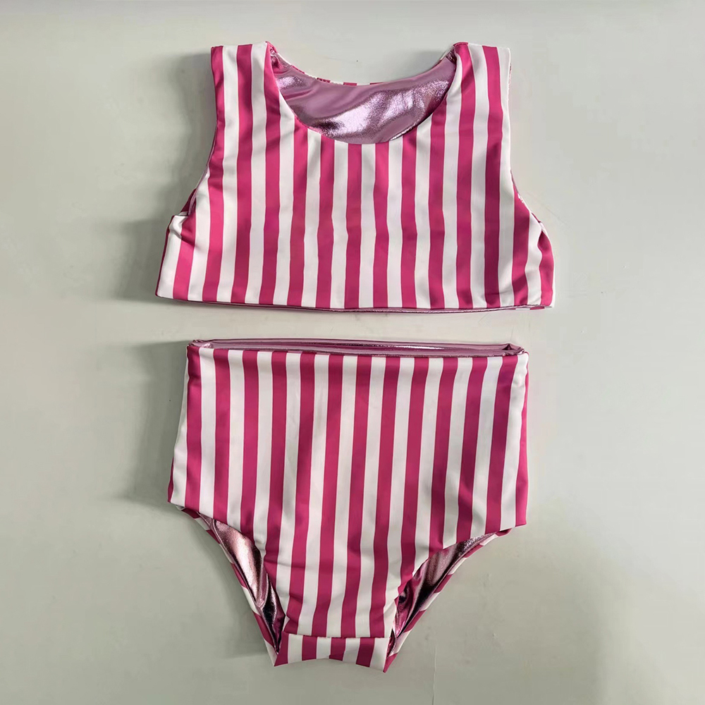 Mädchen Tankini Mit Einhorn-Meerjungfrau Design: Badeanzug-Zweiteiler Für Kinder In Größe 98-152