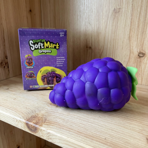 Wholesale Large Realistic Grape Squishy Slow Rising Soft Fruit <b>Squeeze</b> <b>Ball</b> Stress Relief Sensory Toy 14 Years Unisex Ready Ship - Product Image 1