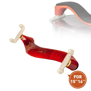 Reposabrazos para <span class=keywords><strong>viola</strong></span> 15 ''16'' Almohadillas ajustables de madera de arce flameado para accesorios de piezas de <span class=keywords><strong>Viola</strong></span> - Product Image 1