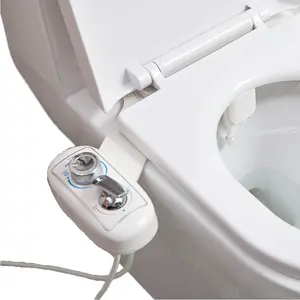 Niet-Elektrisch Verstelbare 2 Jetting Manual Wc Bidet Abs Materiaal Toilet Bidet Badkamer Sproeier Bidet Spray