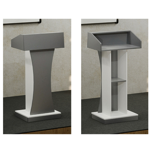 <span class=keywords><strong>Atril</strong></span> Moderno Minimalista <span class=keywords><strong>de</strong></span> MDF Marrón, Diseño Ecológico y Duradero <span class=keywords><strong>para</strong></span> Aulas Escolares y Mesas <span class=keywords><strong>de</strong></span> Oratoria - Product Image 6