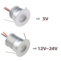 Mini éclairage LED pour vitrine, petit projecteur, éclairage encastré au plafond, éclairage de bibliothèque 3W