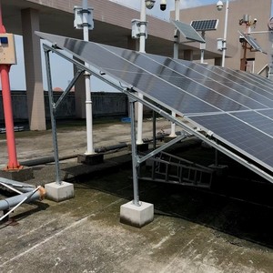 Sistema de Montaje Solar de Aluminio para Techos Planos, Galvanizado en Caliente, Instalación Integral - Product Image 1