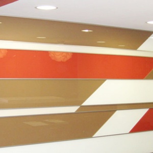 Sinoy Sleek Luster Easy to Assemble and Maintain Water-resistant Back Painted Glass Be Used in Sliding Doors Wall Cladding Gym - Product Image 4