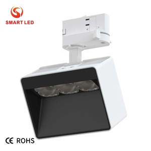 Projecteur LED COB mural polarisé moderne CE RoHS, 3 ou 5 têtes, linéaire, forme carrée, pour musées et supermarchés, haute performance - Product Image 4