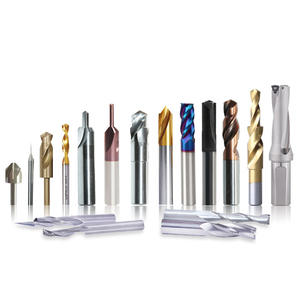 أداة طحن من الكربيد التنجستن للتشغيل العام للحديد الزهر، مطلية باللون الأزرق البانيو، أداة طحن رباعية الشفرات مسطحة - Product Image 3