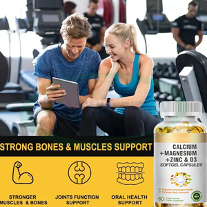 Suplemento alimenticio Cuidado saludable Vitamina D3 4000iu K2 Cápsulas de gelatina blanda Nutrientes esenciales Halal Zinc Vitamina D3 Vitamina K2 Cápsulas blandas - Product Image 4