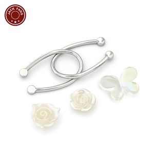 Conector de bikini, herrajes para trajes de baño, hebilla de forma irregular, decoración metálica personalizada para vestidos de mujer, hebilla de anillo con cuentas de colores - Product Image 5