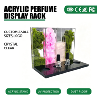 Support d'affichage en acrylique personnalisé, support d'affichage pour parfums, support d'affichage multifonctionnel pour cosmétiques