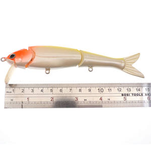 3 Play <span class=keywords><strong>Hunter</strong></span> 150mm Leurre de pêche rigide avec queue souple-Jerkbait multi-articulé pour bar brochet maskinongé - Product Image 3