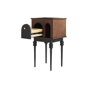 Vintage-Beistelltisch aus massivem Holz im französischen Stil, Wohnzimmer, amerikanischer Stil, klassischer chinesischer dekorativer Schrank, kleine Aufbewahrung - Product Image 6