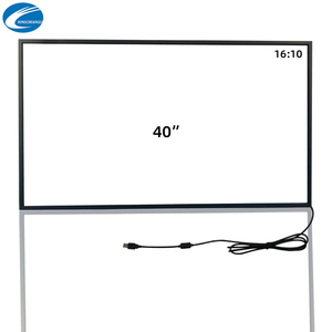 Màn hình cảm ứng Bảng điều chỉnh với USB đa cảm ứng khung IR cảm ứng <span class=keywords><strong>bezel</strong></span> khung <span class=keywords><strong>40</strong></span> inch màu đen nhôm cho kinh doanh Hồng ngoại Kit Sửa chữa LCD - Product Image 1