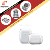 Écouteurs Bluetooth de haute qualité personnalisés, transparents, en TPU souple, moulage par injection, protection, AirPods 1-4, marque HH, modèle H84, OEM