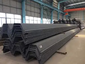 Complete Specification Au-14 Pz40 Sy295 Pz22 S355gp Type 4 3 2 Z Composite Piling Trench Sheet Pile