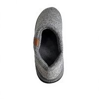 Chaussons d'intérieur en mousse à mémoire de forme personnalisés de haute qualité, doux, à bout fermé, antidérapants, chauds, avec semelle épaisse et amortissante pour hommes