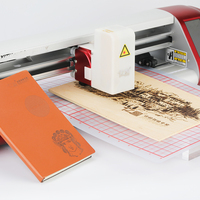 Plotter de Corte de Vinilo de Escritorio Mini Yitu Cut CA24 con Conexión de Disco U, Plotter de Corte HTV con Software Signmaster